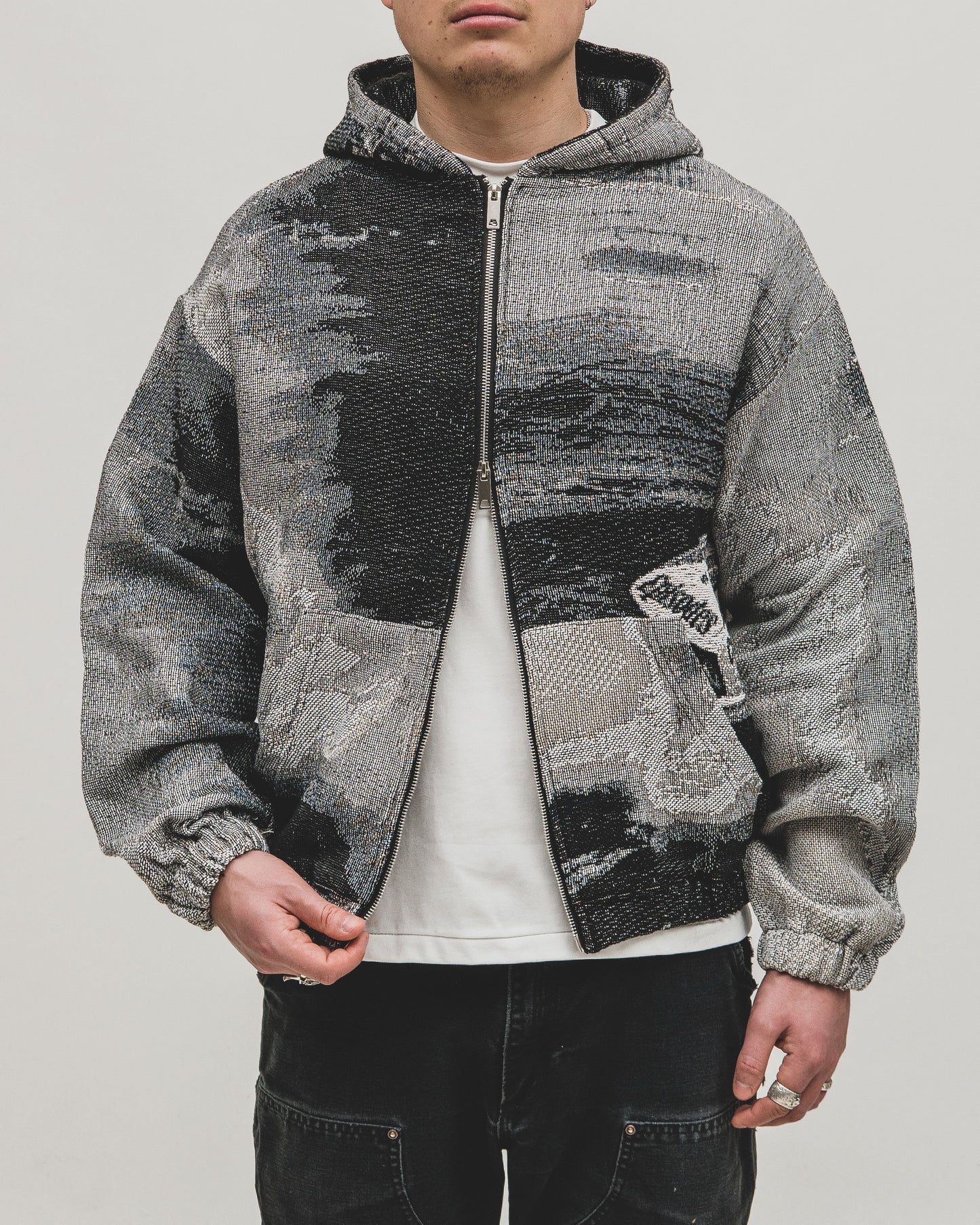 DRIFT Tapestry Zip-Up Hoodie
