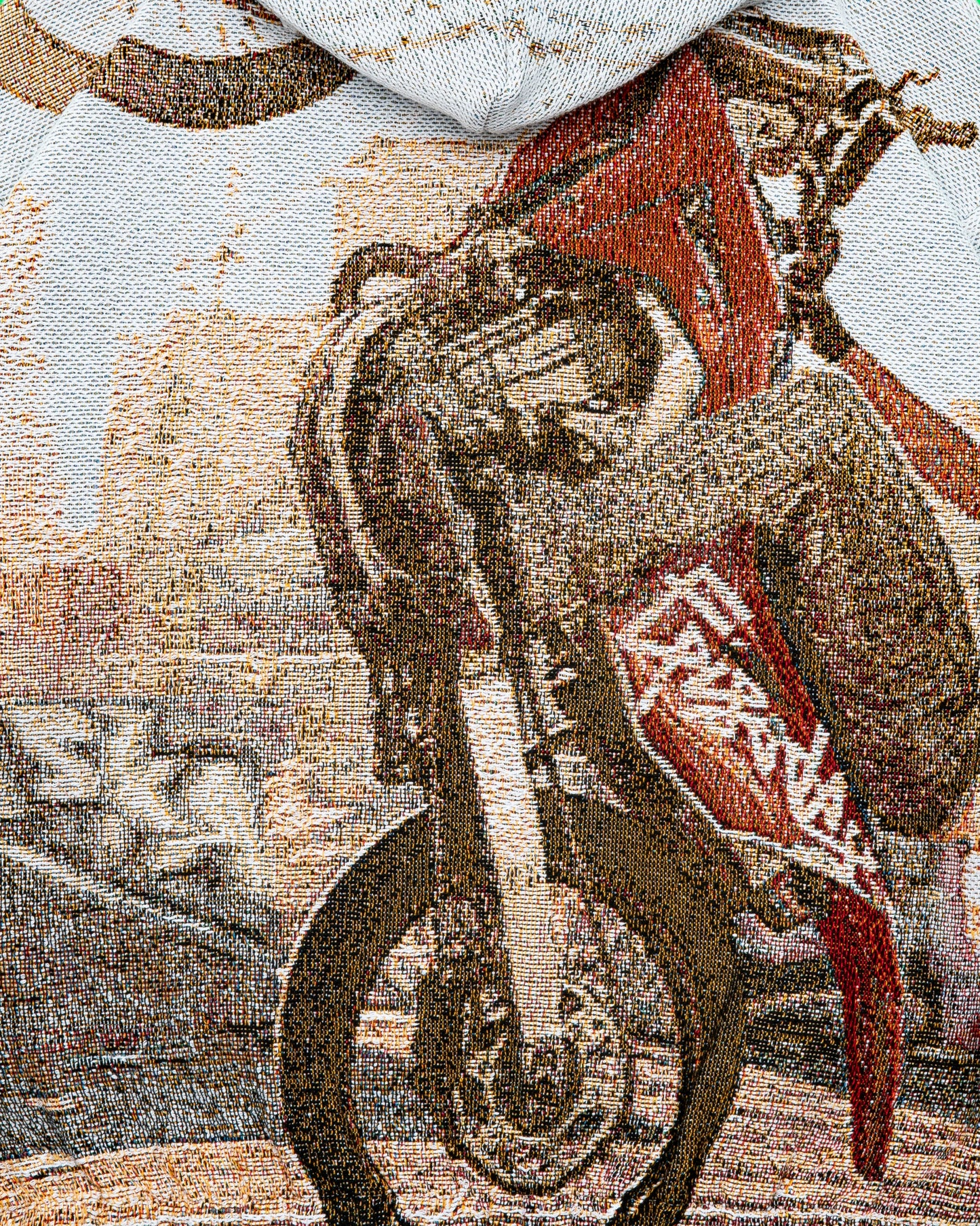 WHEEL UP Tapestry Zip-Up Hoodie