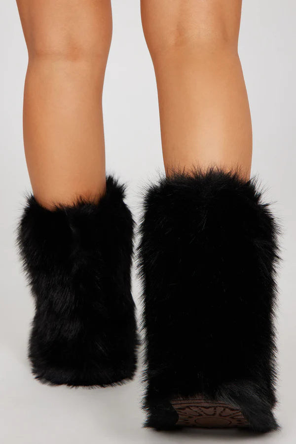 Faux Fur Boots