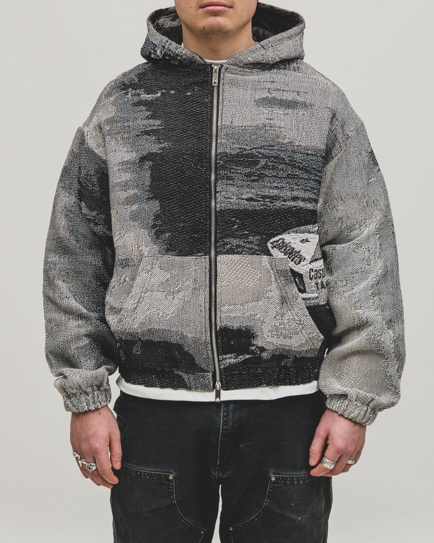 DRIFT Tapestry Zip-Up Hoodie
