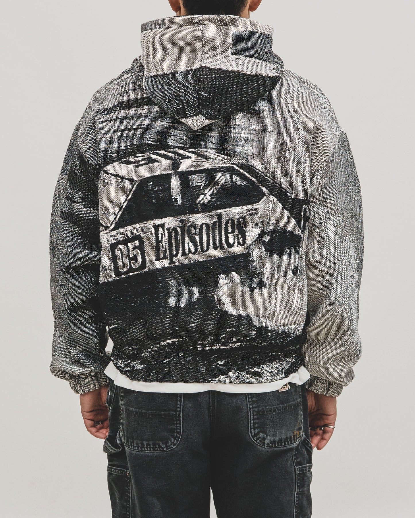 DRIFT Tapestry Zip-Up Hoodie