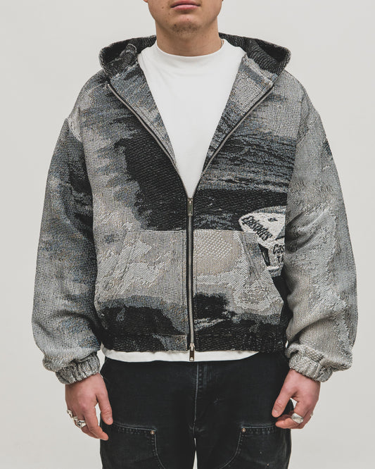 DRIFT Tapestry Zip-Up Hoodie